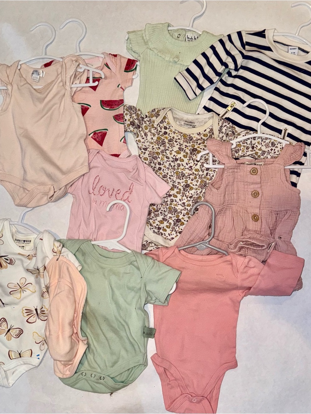 Bundle of 0-3 mo Girls Clothes